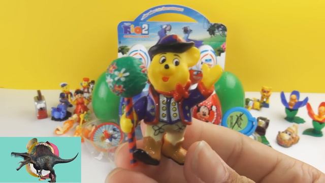 35 Kinder Surprise Surprise Eggs Kinder Joy Rio 2 Disney Pixar Cars Planes Mickey Mouse