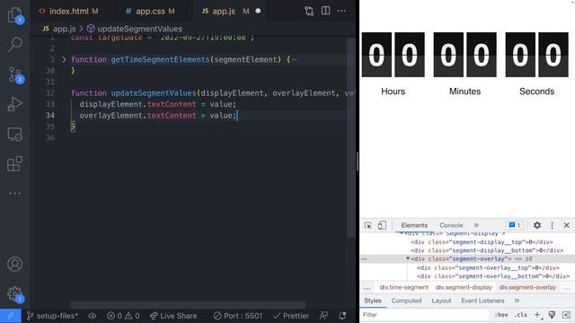 Code a JavaScript Countdown Timer with a Flip Clock смотреть онлайн