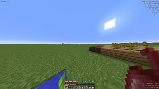 Impact Auto Farming Feature | Minecraft 1.12.2 смотреть онлайн