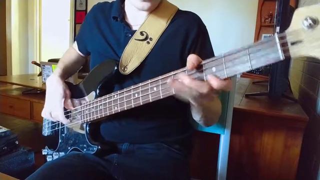 Fender Precision Bass blues jam смотреть онлайн
