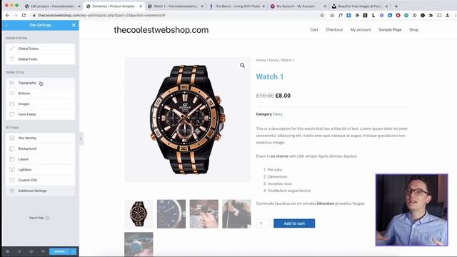 Woocommerce Product Page With Elementor Pro - How To Build It Yourself