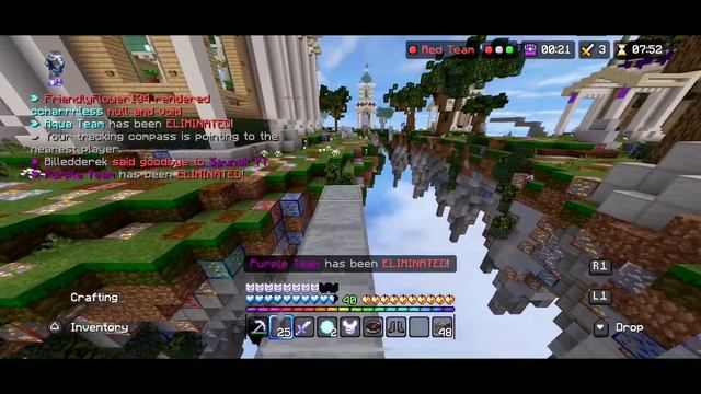 CONTROLLER ASMR PVP // SKYWARS (Minecraft Bedrock Edition) смотреть онлайн