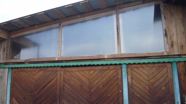 Программа минимум выполнена,навес и коробка гаража готова!