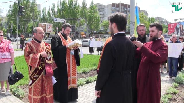 Акция молебен в поддержку Савченко