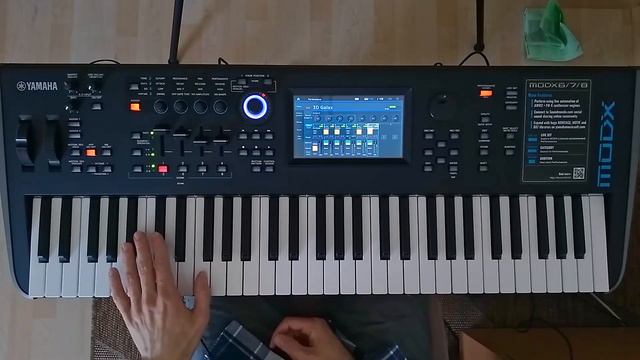 Yamaha MODX - 3D Galax Intro (Arpeggio Pattern Performance) смотреть онлайн