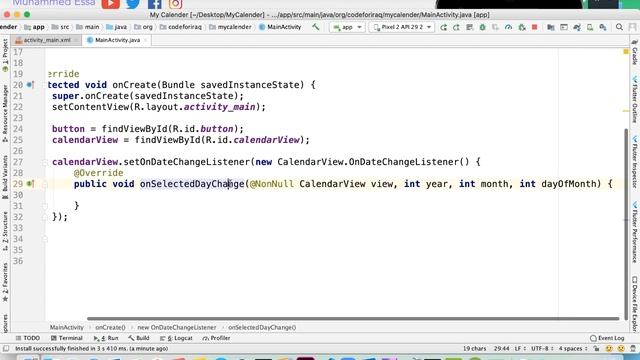 37 Android Studio Calendar with Java смотреть онлайн