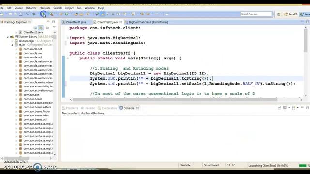 Features of BigDecimal|Scaling and Rounding modes in BigDecimal смотреть онлайн