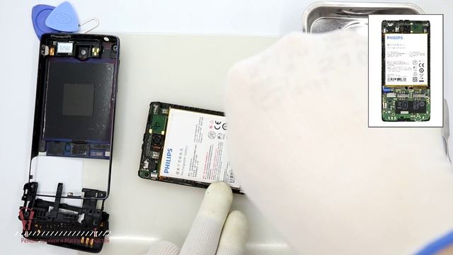 How to disassemble ? Philips Xenium W737 Take apart, Tutorial смотреть онлайн