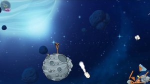 Angry bird space 🚀 mod apk gameplay use 9999+ mighty eagle 🦅