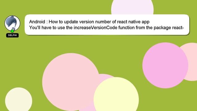 Android : How to update version number of react native app смотреть онлайн
