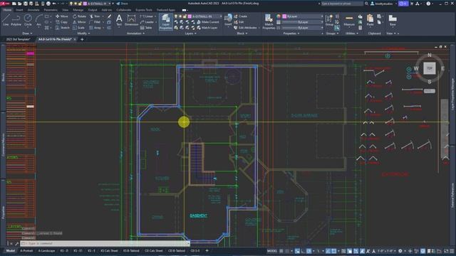 Lesson 02.1-Correcting the Angled Wall in the Basement Using Our New X-Ref & Turning Off the PNG смотреть онлайн