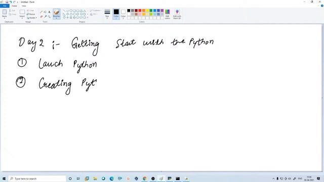 Day 2- Getting Start with the Python || Python Tutorial | learn python | python coding смотреть онлайн