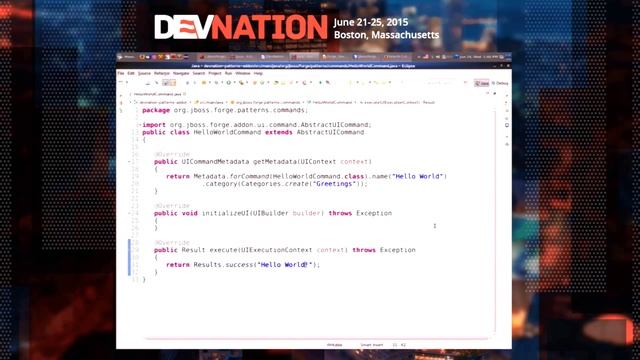 DevNation 2015 - Lincoln Baxter & George Gastaldi - Automate development with JBoss Forge смотреть онлайн