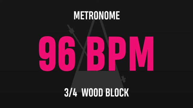 96 BPM 3/4 - Best Metronome (Sound : Wood block) смотреть онлайн