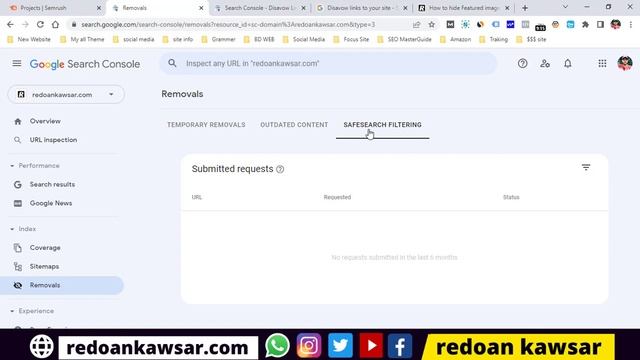 URL Removal & Disavow links in Google Search Console | Google Search Console Bangla Tutorial смотреть онлайн