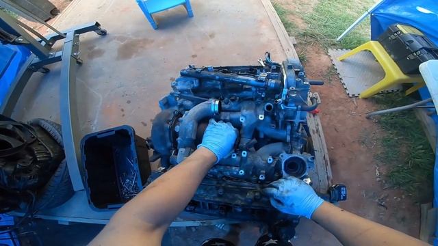 How To Remove / Replace Throttle Body and Water Pump on 2008 Mercedes Sprinter 3.0L Diesel смотреть онлайн