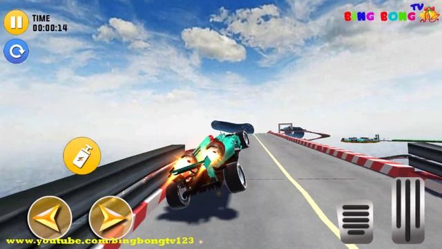 Formula Jet Car Stunts Games – Impossible Mega Ramp GT Cars Racing #1 | Android Gameplay смотреть онлайн