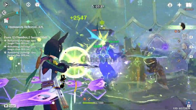 C0 Kazuha National & C0 Tighnari Spread - Spiral Abyss Floor 12 Genshin Impact v3.5 смотреть онлайн
