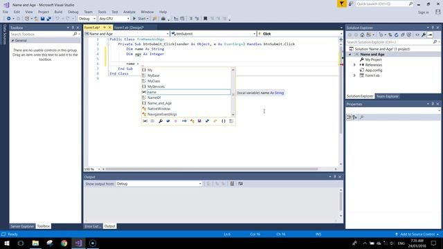 Visual Basic Tutorial - Name & Age App смотреть онлайн