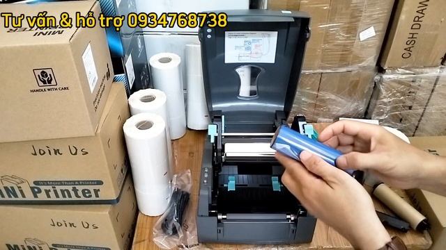 Hướng dẫn cách lắp máy in tem Godex G500 chi tiết từ A-Z смотреть онлайн