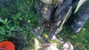 Переделка роторной косилки для мотоблока .