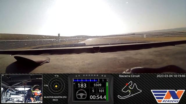 RN #1 Onboard video Navarra Circuit, ASTON MARTIN GT4, 01:49.481 смотреть онлайн