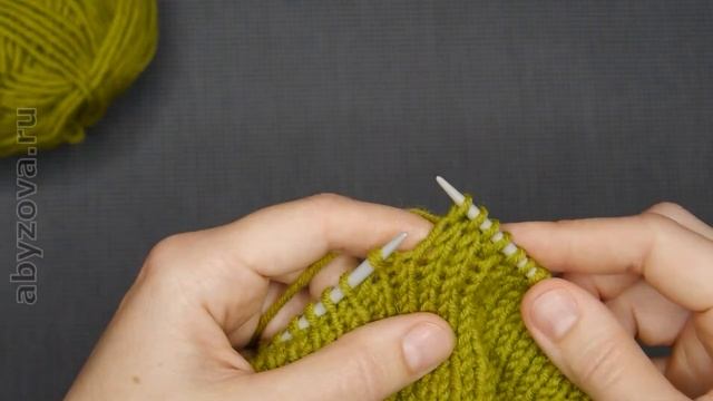 Прибавки из петель предыдущего ряда смотреть онлайн