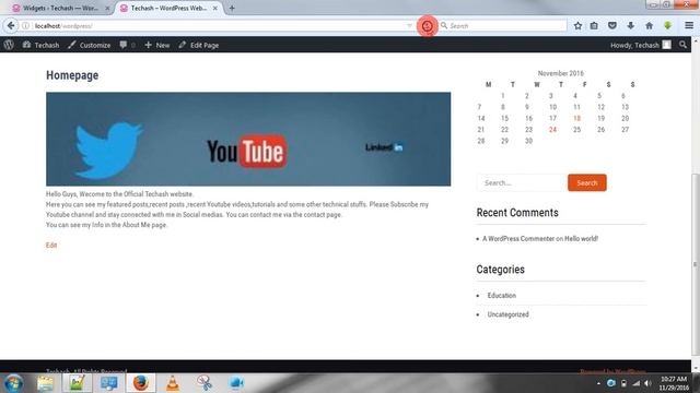 Wordpress Best Tamil Tutorial - 9.Adding Widgets to Wordpress website смотреть онлайн