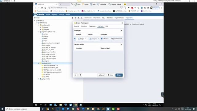 Aula 19 - Caminho das Pedras - Widev, Postgresql e como usar os Tablespaces смотреть онлайн