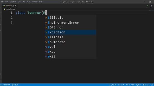 # 43 User Defined Exception in Python смотреть онлайн