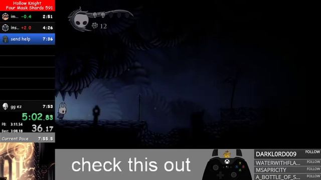 [Obsolete] Hollow Knight - 4 Mask Shards - 7:50 смотреть онлайн