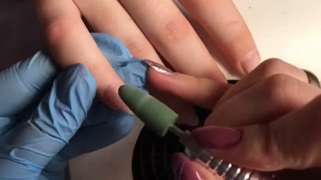 Работа с клиентом/Нежный дизайн/Простой дизайн веточка/Комбинированный маникюр смотреть онлайн