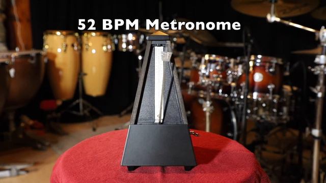 REAL Metronome - 52 bpm - Wittner Model No. 806m смотреть онлайн