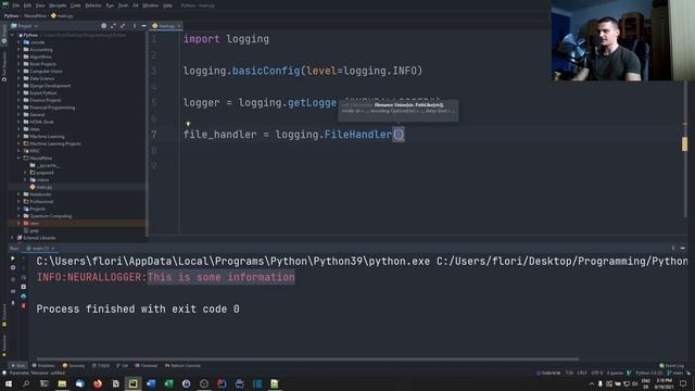 Logging in Python Crash Course - Security Levels, Log Files, Formatting смотреть онлайн