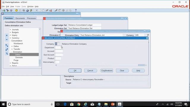 Oracle Intercompany Elimination Process смотреть онлайн