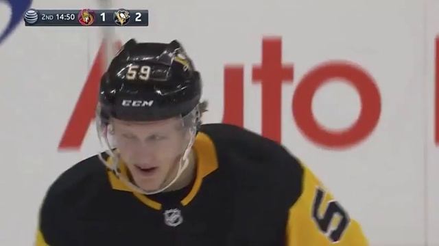 Jake Guentzel 2nd Goal vs OTT 02-13-18 смотреть онлайн