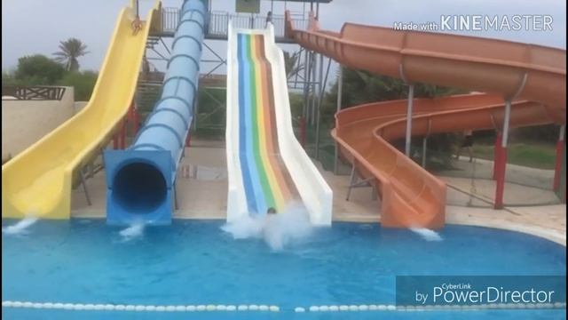 Влог про аквапарк ура !!! Я на Джерба в Тунисе смотреть онлайн