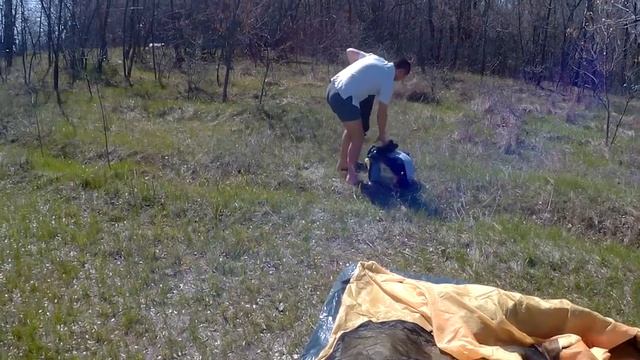 Отдых на Волге с ночевкой. Походная баня на природе.Часть 1 смотреть онлайн
