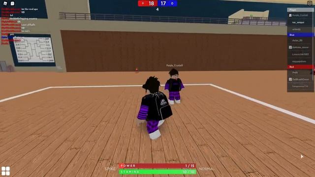 Саша учиться играть в волейбол || ROBLOX Volleyball смотреть онлайн