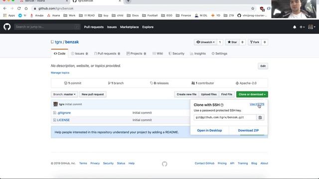 BENZAK #02: репозиторий на GitHub смотреть онлайн