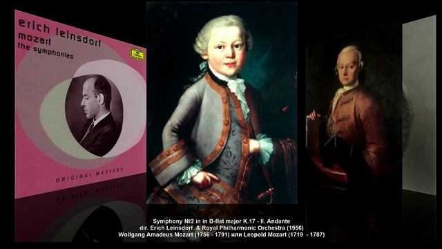 W.A. Mozart - Symphony №2 in in B-flat major K.17, dir. Erich Leinsdorf, 1956 смотреть онлайн