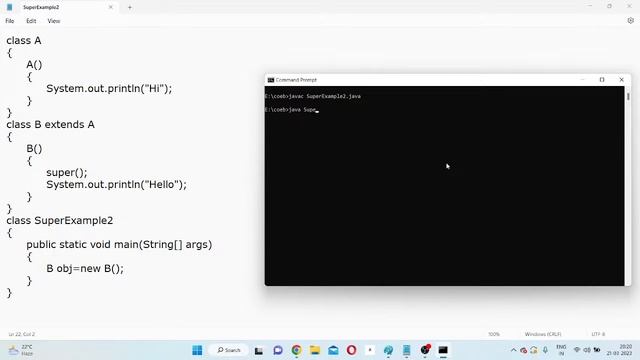 JAVA super , final keyword and Method Overriding in Inheritance || Silan Software || pythontpoints смотреть онлайн