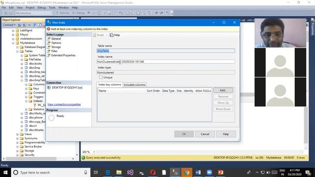 MS SQL server index смотреть онлайн