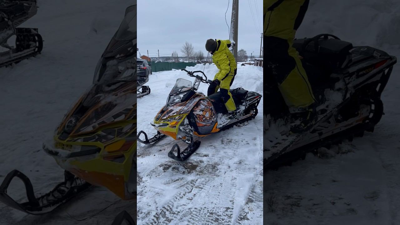 Погрузка снегохода brp в прицеп МЗСА 817717 #brp #снегоход #прицепдляснегохода #уфа #казань #мзса смотреть онлайн