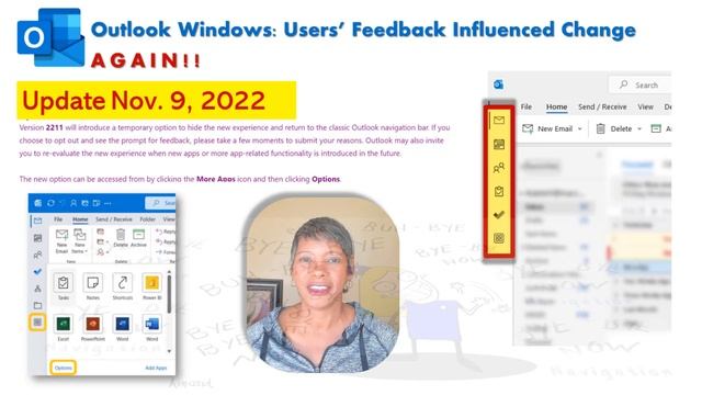 How to Move Outlook Navigation Bar from the Left Pane смотреть онлайн