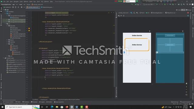 Neumorphism Cardview Design in android studio | neumorphism смотреть онлайн