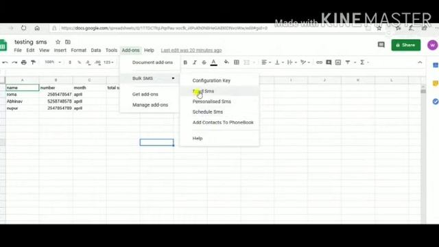 How To Send SMS Using Google Spreadsheet.