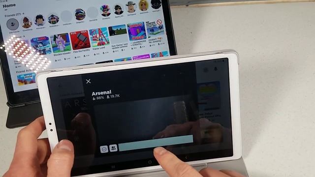 Roblox on Samsung Tab A7 Vs Tab A7 Lite смотреть онлайн
