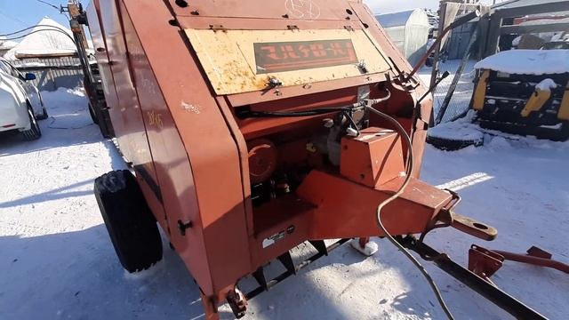Пресс подборщик сена Takakita RB-900DX, проверка работы смотреть онлайн