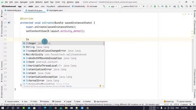 SQLite Android advance Course Part 06 | Bangla | detail activity open смотреть онлайн